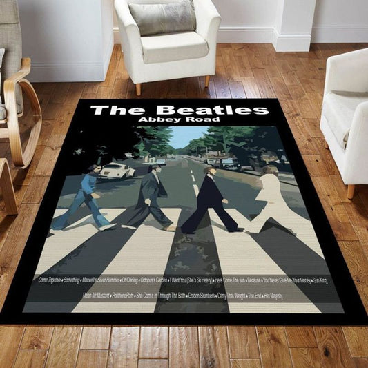 The Beatles Abbey The Road Carpet Area Rug