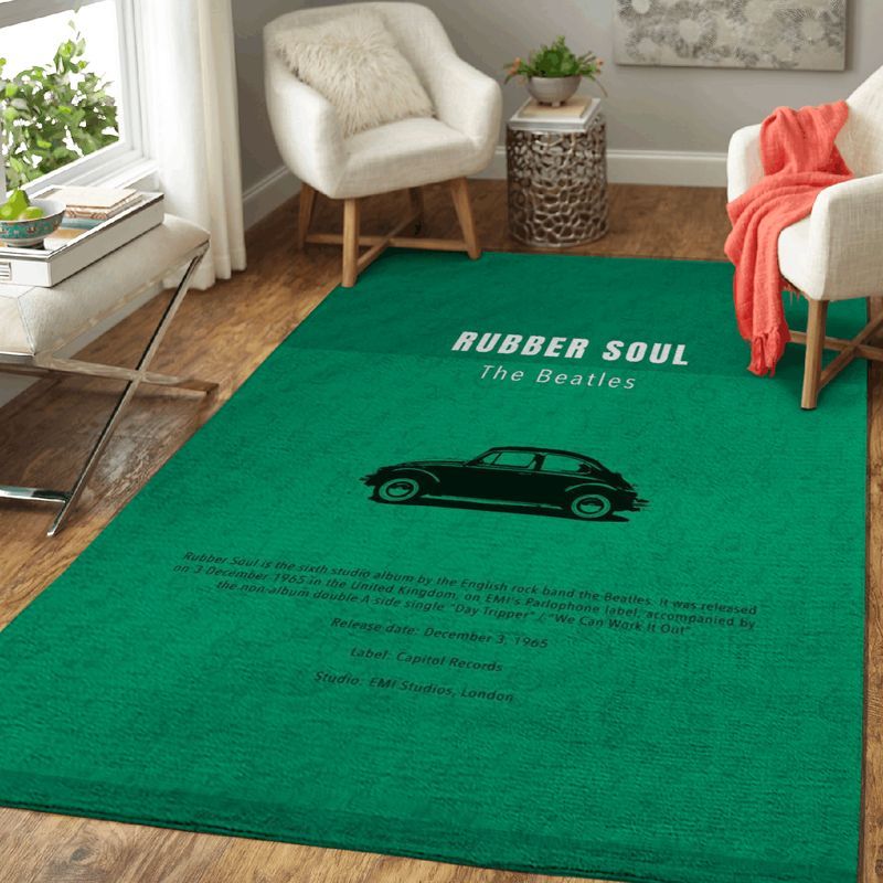 The Beatles Band Rubber Soul Album By The Legend Beatles Carpet Area Rug