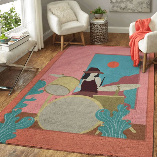 Women In Music 5 Women In Music Art Carpet Area Rug
