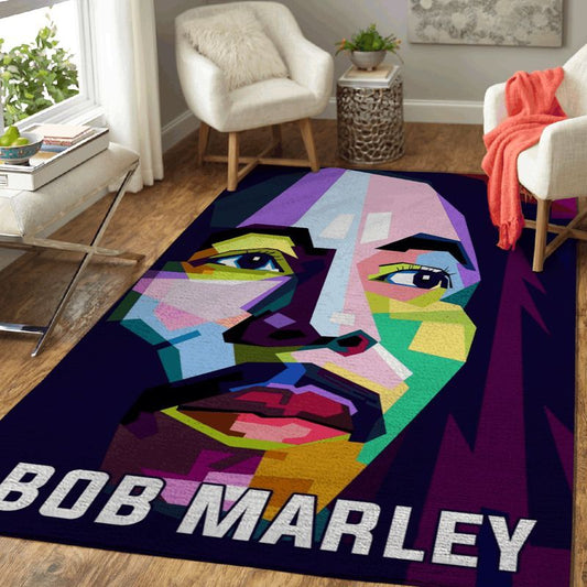 Bob Marley Music Music Artwork Art 1 Carpet Area Rug