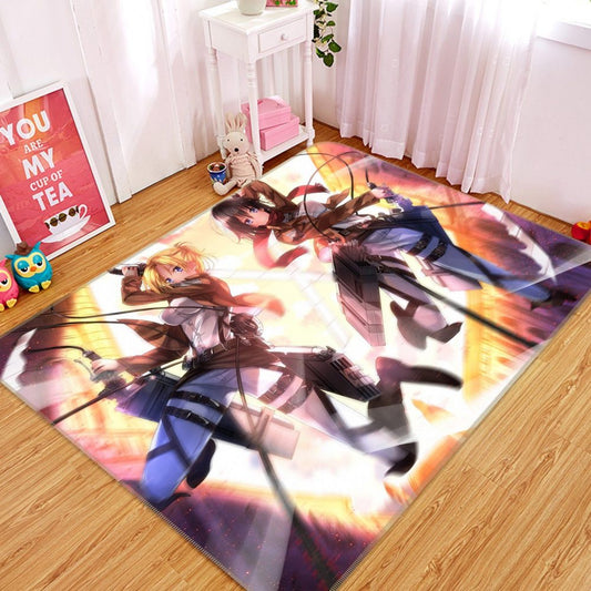Attack On Titan Anime 37 Carpet Area Rug
