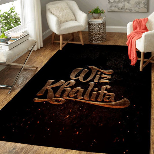 Wiz Khalifa Music Symbols Art Carpet Area Rug