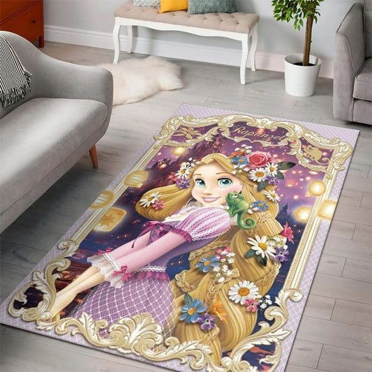 Tangled Disney Princess Characters Disney Movies 3 Carpet Area Rug