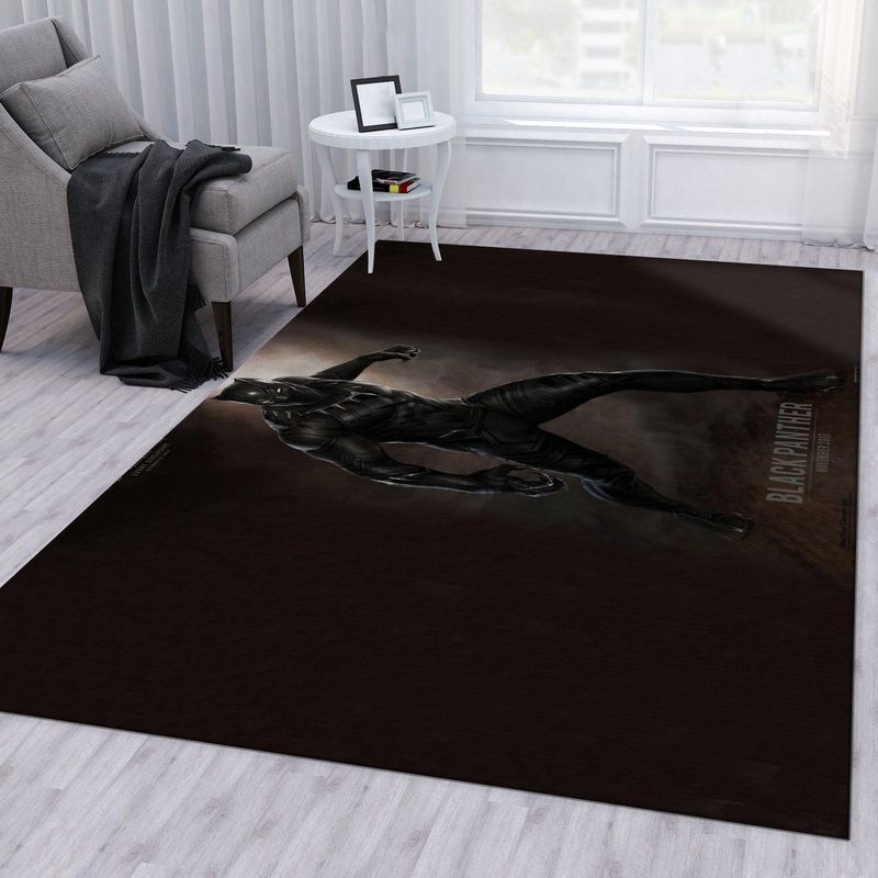 Black Panther Marvel 10 Carpet Area Rug