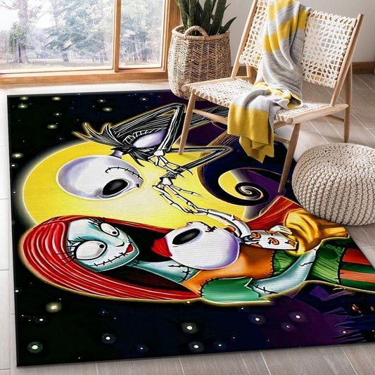 The Nightmare Before Christmas Jack Skellington Family Carpet Area Rug