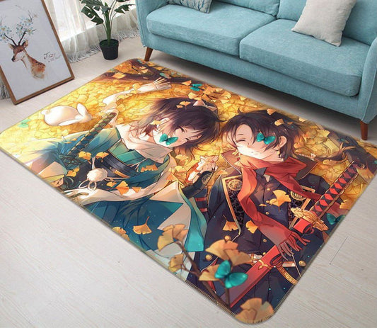 Touken Ranbu Anime 3 Carpet Area Rug