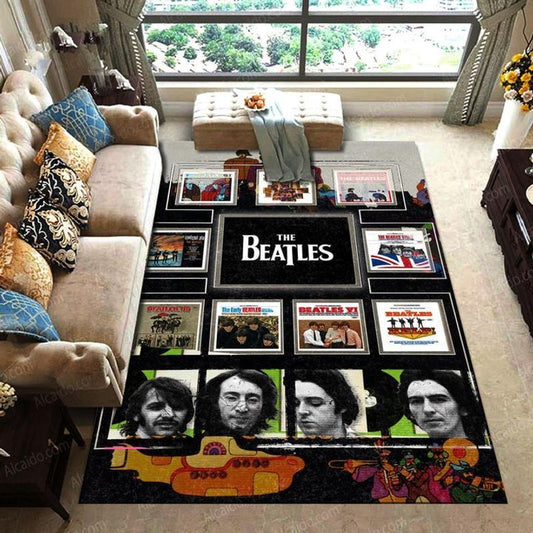 The Beatles Album Covers Carpet Area Rug