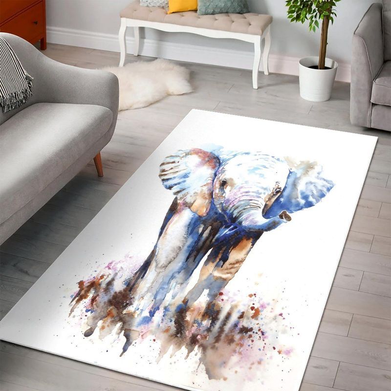 Baby Elephant Carpet Area Rug