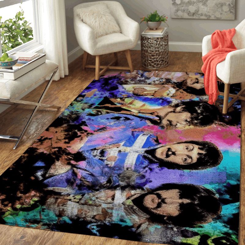 The Beatles Band members Painting III Carpet Area Rug
