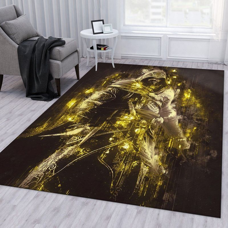 Assassins Creed Gold Stun Carpet Area Rug