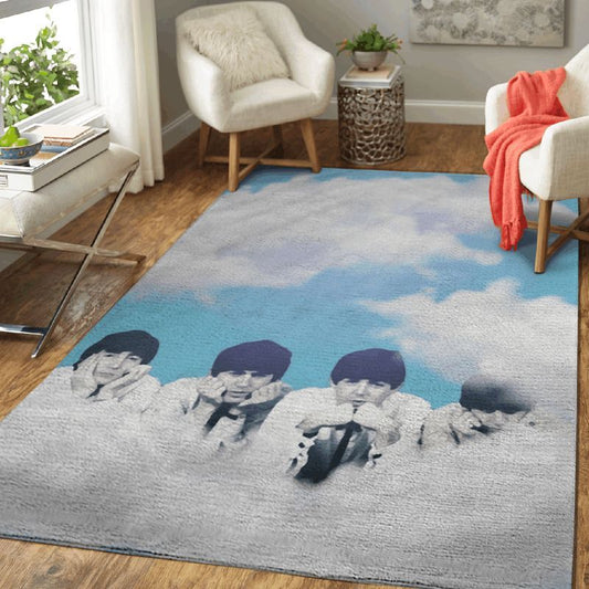 The Beatles Band Yesterday Sky Fantasy Carpet Area Rug