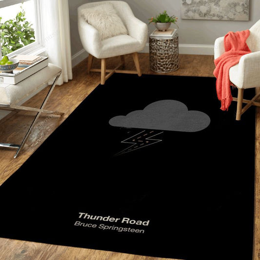 Thunder Road Music Art Carpet Area Rug