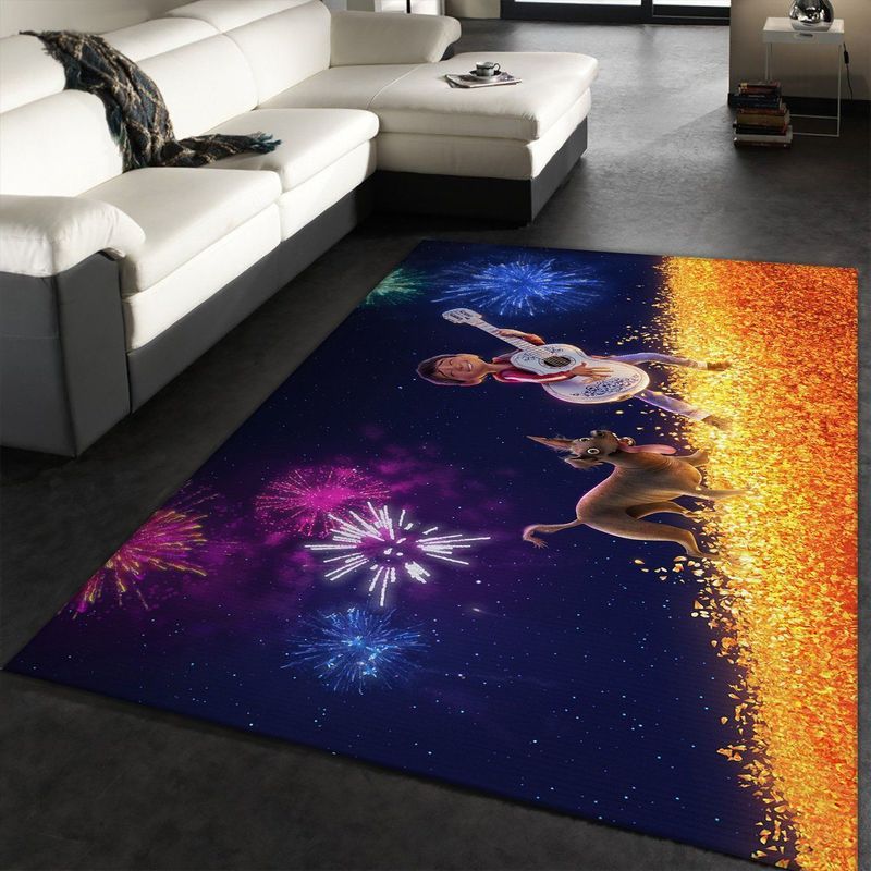 Coco Day Of The Dead Disney Movies Carpet Area Rug