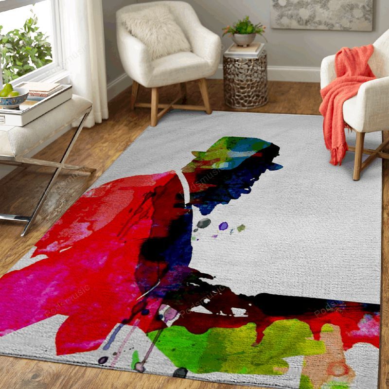 Thelonious Watercolor Music Legends Art Carpet Area Rug