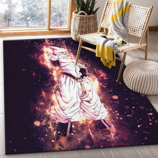 Anime Majin Buu Aura Pink Carpet Area Rug