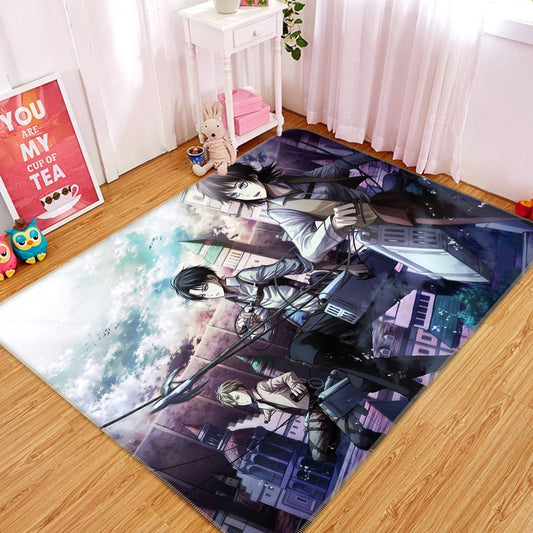 Attack On Titan Anime 55 Carpet Area Rug