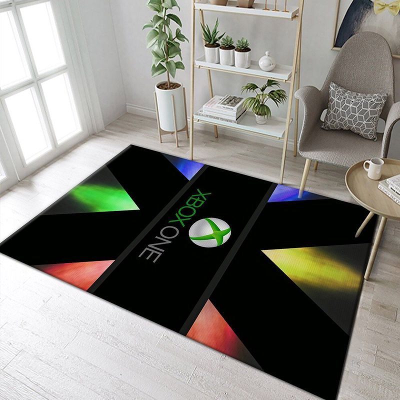 Xbox Logo Gaming Everything Carpet Area Rug