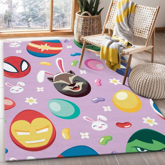 Avengers Marvel Super Heroes Eggcelsior 2 Carpet Area Rug