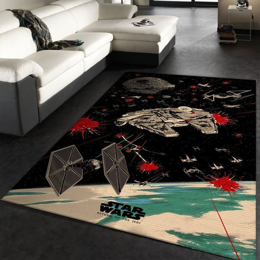 Star Wars Superhero Movies Carpet Area Rug