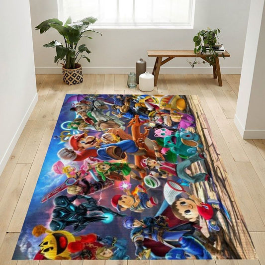 Super Mario 72 Carpet Area Rug 2