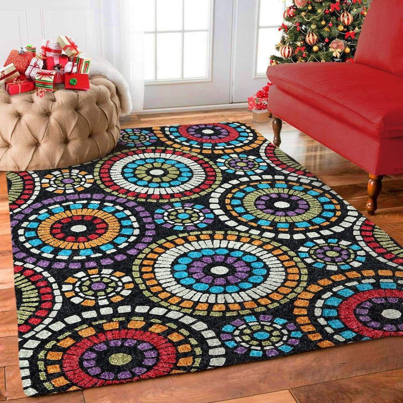 Circle Carpet Area Rug