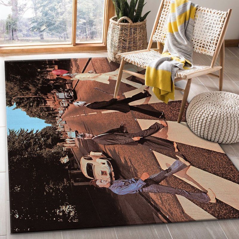 Abbey Road Pennywise Michael Myers Freddie Krueger Jason Voorhees Carpet Area Rug