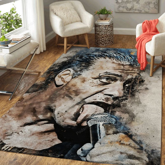 Till Lindemann Music Art Carpet Area Rug