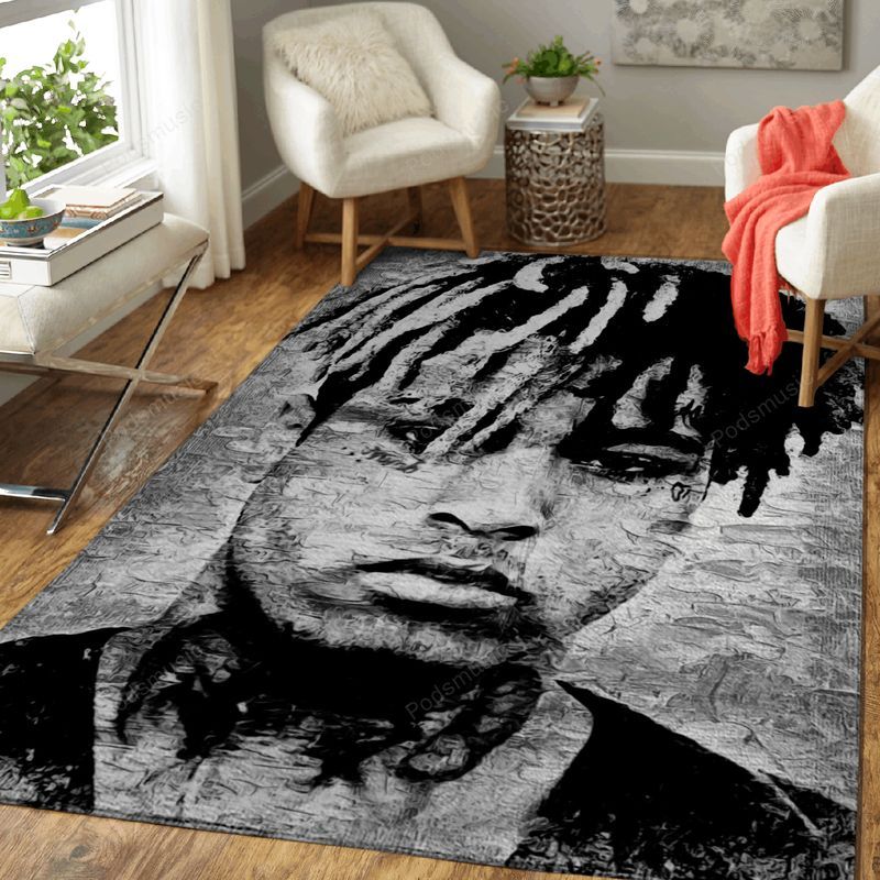 Xxx Tentaction Painting Music Monochrome Art Carpet Area Rug