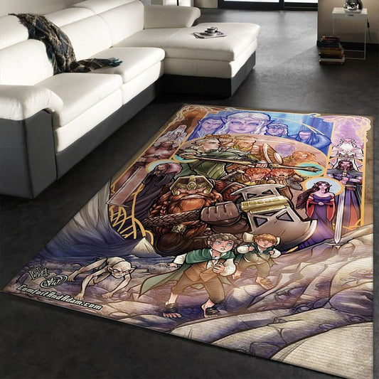 Comfort Love And Adam Withers Lord Of The Rings Web Disney Carpet Area Rug