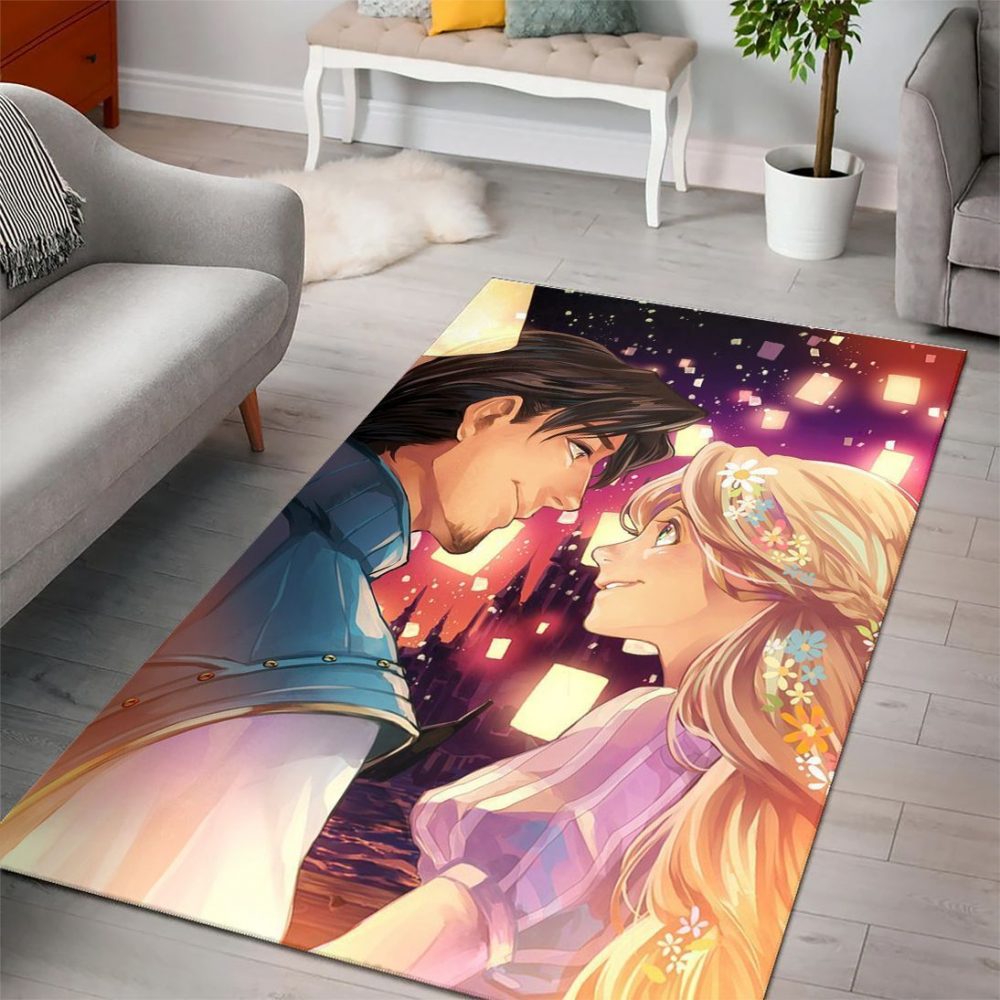 Tangled Disney Princess Characters Disney Movies 2 Carpet Area Rug