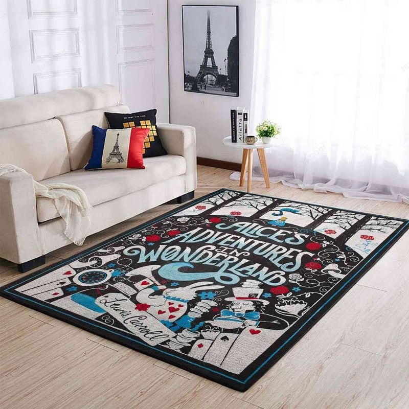 Alice S Adventures In Wonderland Carpet Area Rug