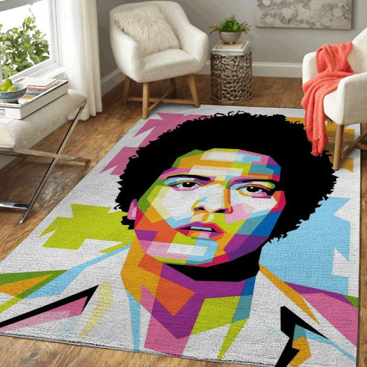 Bruno Mars Songs Peter Gene Hernandez Pop Art 3 Carpet Area Rug