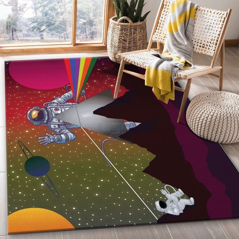The Dark Side Of The Moon Pink Floyd Carpet Area Rug