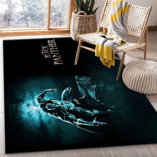 Black Panther Marvel 2 Carpet Area Rug