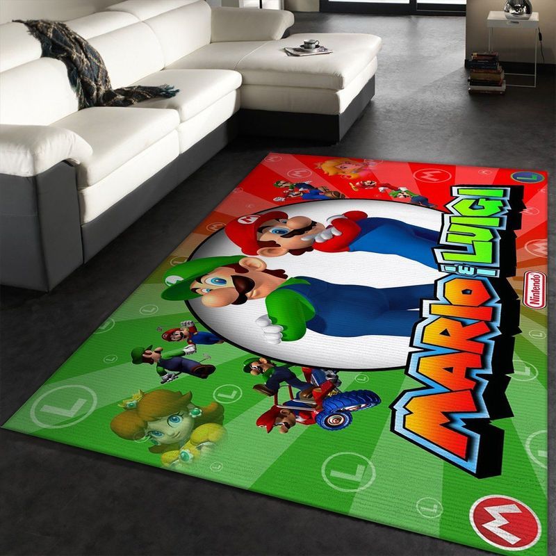 Super Mario Bros Carpet Area Rug 3
