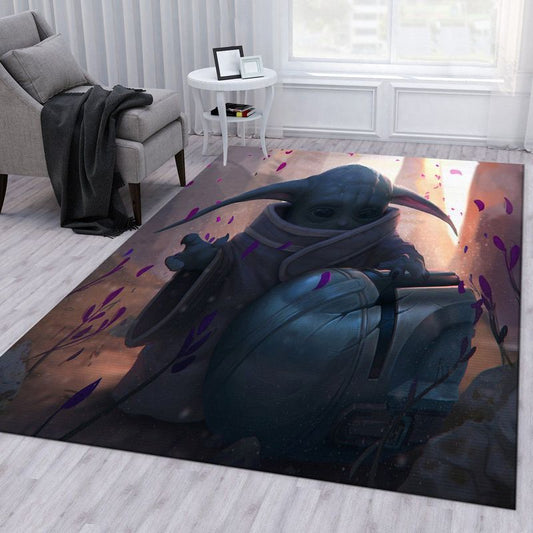 Baby Yoda Ver3 Star War Movie Carpet Area Rug