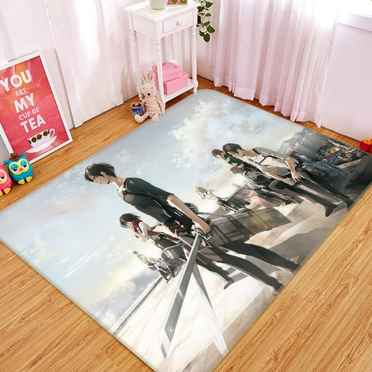 Attack On Titan Anime 51 Carpet Area Rug
