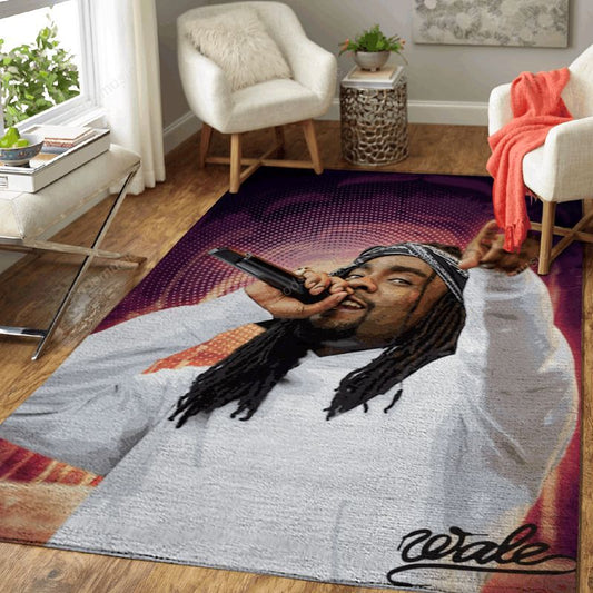 Wale Rap Music Art Carpet Area Rug