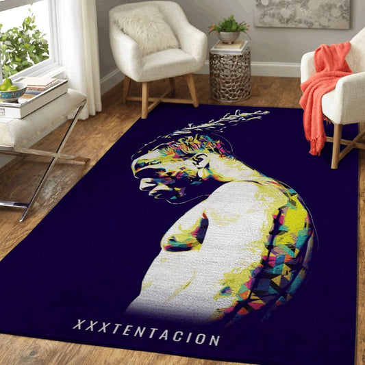 Xxxtentacion The Legend Rapper Hiphop Pop Art For Fans Carpet Area Rug