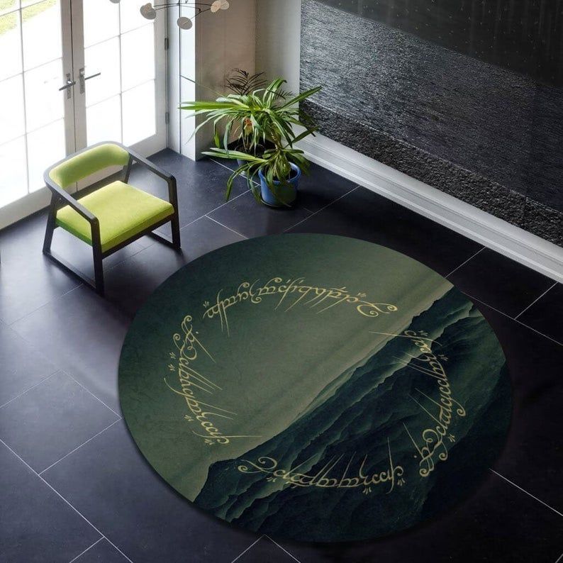 The Lord of the Ring 19 Round Carpet Area Rug