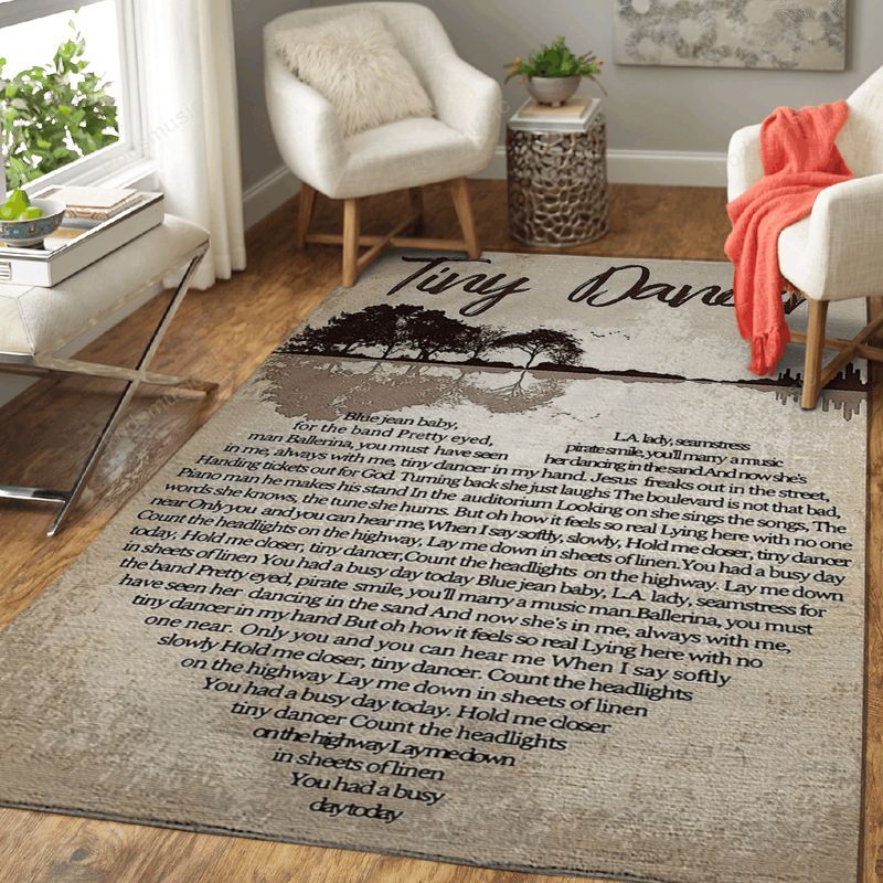 Tiny Dancer Best Songs Art Carpet Area Rug