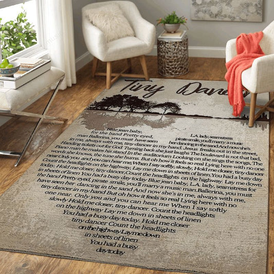 Tiny Dancer Best Songs Art Carpet Area Rug