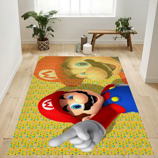 Super Mario 16 Carpet Area Rug