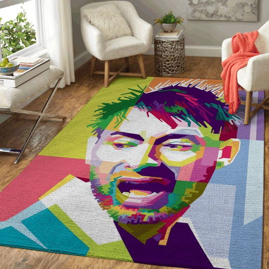 Thom Yorke Music Player Art Carpet Area Rug