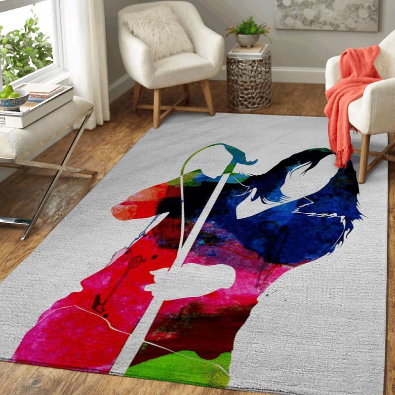 Anthony Watercolor Music Legends Carpet Area Rug