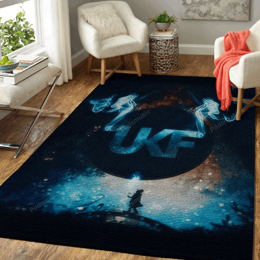 Ukf Dubstep Music Random Art Carpet Area Rug