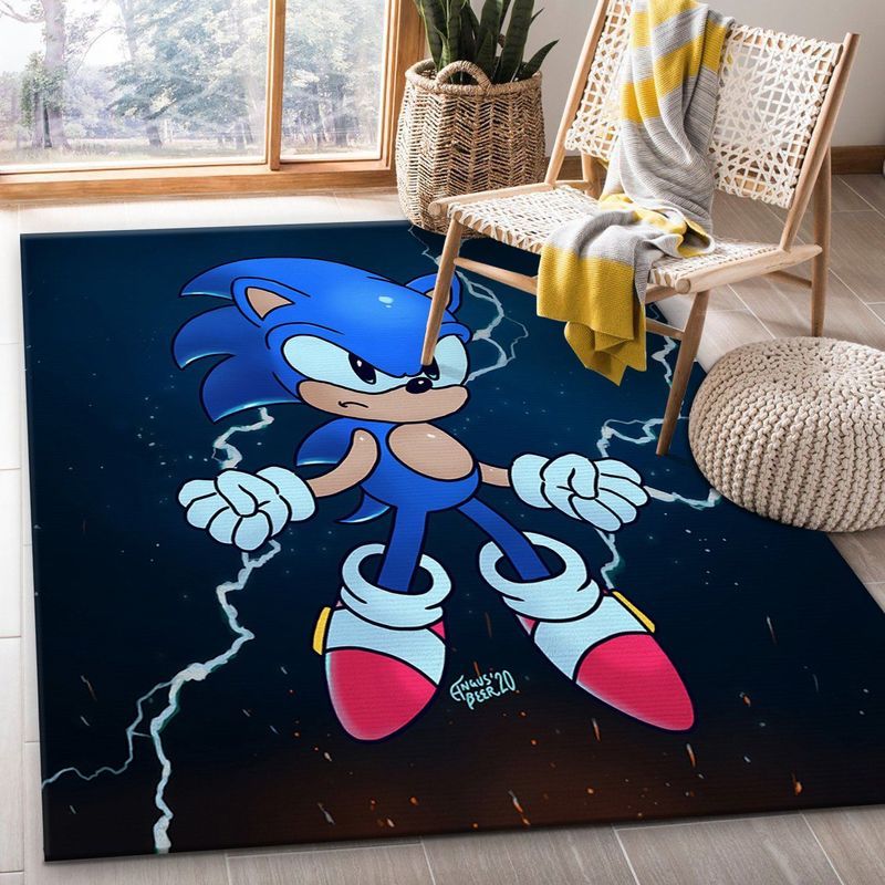 Angus Beer Sonic Carpet Area Rug