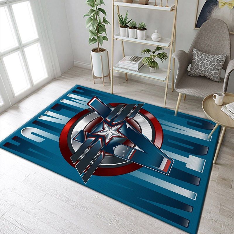 Captain America Marvel Carpet Area Rug
