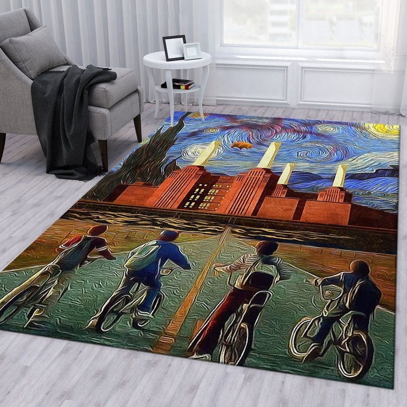 Animals X Stranger Things Carpet Area Rug 2