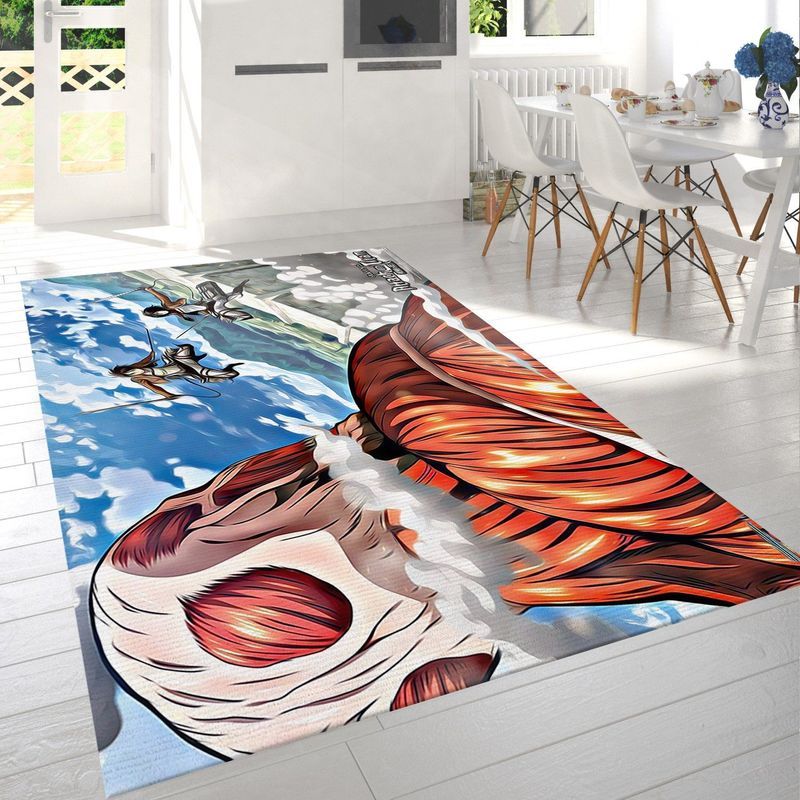 Attack On Titan Double Team Carpet Area Rug